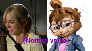 Behind the dubbing with Anna FarisJeanette normal voice and Chipmunk voice comparison [upl. by Bayly454]