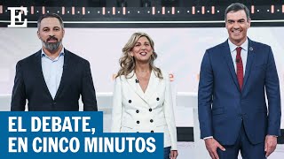 DEBATE 23J  Los mejores momentos de Sánchez PSOE  Díaz Sumar y Abascal Vox  EL PAÍS [upl. by Mckee]