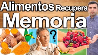 5 ALIMENTOS QUE RECUPERAN MEMORIA 100  Cómo Mejorar La Memoria Y Prevenir El Alzheimer O Demencia [upl. by Ecinuahs]