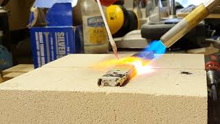 Rothenberger Super Fire 2 Brazing torch Super quick test [upl. by Elolcin]