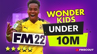 FM22 Wonderkids Under 10M  Bargain Football Manager 2022 Wonderkids [upl. by Gitt825]