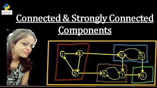 Connected and Strongly Connected Components in a Graph 🔥  Graph Theory [upl. by Yand700]