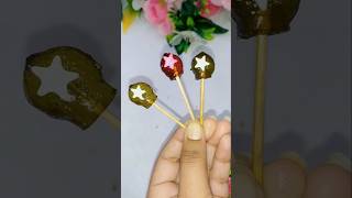 Colourful jelly star candy popsicle 🍬🍭 shortvideo youtubeshorts jelly trending [upl. by Ranip197]