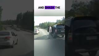 Road Rager Furious That He Cant Skip Traffic [upl. by Atnuahc]