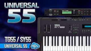 UNIVERSAL 55  SOUNDSET 64 new presets  YAMAHA TG55  SY55  SOUND BANK [upl. by Osbourne]