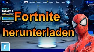 Fortnite herunterladen 2024 schnell amp einfach  Fortnite installieren [upl. by Pampuch177]