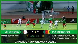 Algeria vs Cameroon 1  2 Agg 2  2 Highlights  Qatar 2022 Qualifier 2nd League [upl. by Anelram]