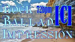 Impression Ballad Guitar Backing Track C [upl. by Herwig822]