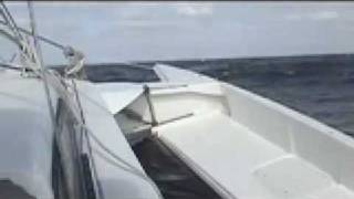 Sailing A Telstar 28 Trimaran on Buzzards Bay [upl. by Coulson417]