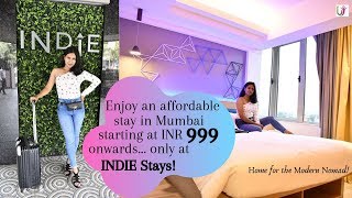 INDIE STAYS  A new home for a modern nomad in Mumbai  Unadvised Traveller [upl. by Annaehs277]