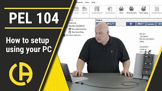 Learn how to setup your Chauvin Arnoux PEL104 using your PC [upl. by Salita]