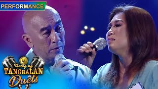 Efren Baldorado and Recelle Ordas  Hiram  Tawag Ng Tanghalan Duets [upl. by Ginzburg]