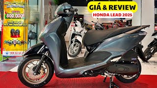 Giá amp Review Chi Tiết Honda LEAD 2025 Xanh Xám Đen Cực Đẹp Cập Bến Head 924 Tuấn Hồng Đức 6 [upl. by Nanor371]