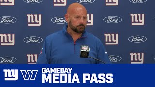 Giants vs Commanders Postgame Interviews Brian Daboll Daniel Jones Malik Nabers Devin Singletary [upl. by Enytsuj]