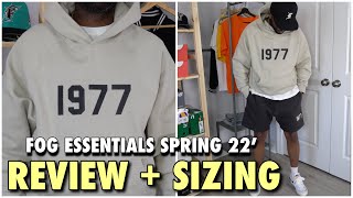 Fear Of God ESSENTIALS SPRING 22 COLLECTION REVIEW  SIZING [upl. by Otho774]