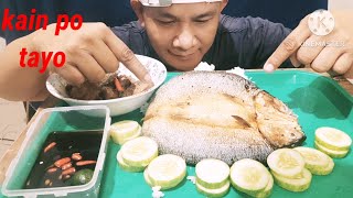 Mukbang pritong Bangus at pipinomukbang philippines [upl. by Ajat374]