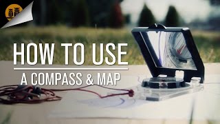 How to Use a Compass amp Map • Compass Navigation Tutorial [upl. by Esinnej]