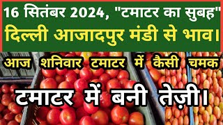 16 सितंबर 2024 टमाटर का भाव Azadpur Delhi Mandi Today delhifruitmarket tomato tomatoes dmt tv [upl. by Aineg872]