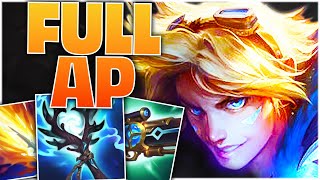 Full AP Ezreal Mid Lane  Ludens Companion Stormsurge Lich Bane Build  League of Legends [upl. by Rosina569]