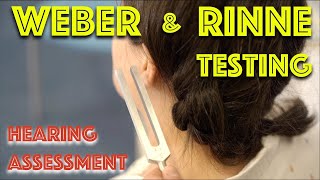 Assessing Hearing Sensorineural Vs Conductive Hearing Loss  Weber And Rinne Test  Dr Gill [upl. by Niddala]