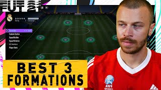 FIFA 21 BEST FORMATIONS amp TACTICS in ULTIMATE TEAM TOP 3 MOST EFFECTIVE FORMATIONS TUTORIAL [upl. by Merrilee]