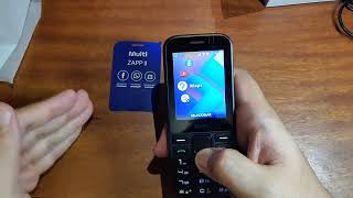 Unboxing Multi Zapp II  Kaios c Whatsapp e apps por R250  Celular Simples  Idoso [upl. by Gorden]