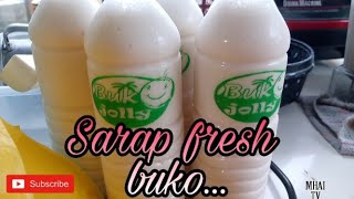 FRESH BUKO  Buko shake made from fresh Buko  MHAI TV [upl. by Marcy718]