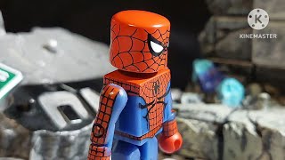 Spiderman snaps againMinimates Stop motion animated [upl. by Eylrahc568]