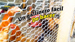 Como hacer un gallinero fácil y económico hagámoslo [upl. by Elawalo]