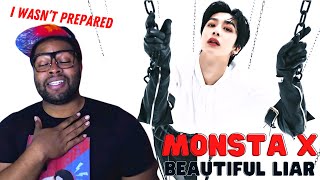 These VISUALS 🤩😍  MONSTA X 몬스타엑스 Beautiful Liar MV  REACTION [upl. by Lovich]