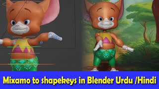 how to mixamo character with shape key [upl. by Finley]