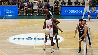 Matazo de Yankuba Sima Club Baloncesto Unicaja de Málaga en la Final del Torneo Costa del Sol [upl. by Aztiraj]