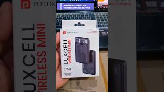 Portronics Luxcell Wireless Mini 10K Powerbank Unboxing portronics powerbank shorts unboxing [upl. by Pollitt]