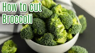 How to Cut Broccoli into Florets [upl. by Vera]