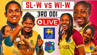 🔴Live SLW vs WIW Live Match  Sri Lanka Women VS West Indies Women  Live cricket match today [upl. by Denis]