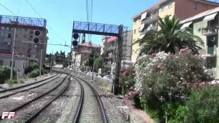 Retro Cab Ride Ventimiglia  Genova Samp Smist  2° tratto da Taggia Arma a Diano Marina [upl. by Ermentrude]