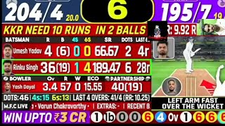 Live GT VS KKR Ahmedabad  IPL 2023 Match 13  Live Scores amp Commentary IPL LIVE  Last 4 Overs [upl. by Aidnyl]