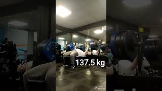 140 kg bench press [upl. by Leahcimnhoj]