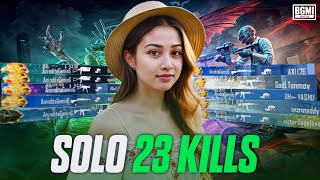 OMG 🥶 23 KILLS IN A MATCH🥵 BGMI  bgmi gamplay pubg gaming intensegameplay [upl. by Elleval]