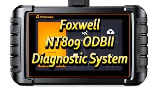 Foxwell NT809 OBDII Scan Tool [upl. by Nnagem]