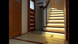 Motion Activated LED Stair Lights  Installation Guide For DIY Home Projects [upl. by Mcneely]