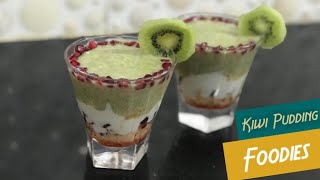 Kiwi Pudding Recipe  Kiwi Dessert  Foodies [upl. by Berman]