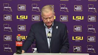 LSU HC Brian Kelly Recaps Nicholls State and Looks Ahead To South Carolina [upl. by Muns670]