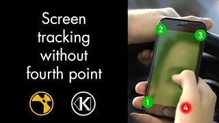 Screen tracking without fourth point Nuke  KeenTools GeoTracker [upl. by Astiram431]