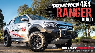 DRIVETECH 4X4 RANGER BUILD  Rival 4x4 Bullbar Enduro Pro Suspension Underbody Armor Flares [upl. by Bennink]