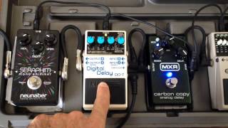 Using 2 delay pedals [upl. by Augusto]