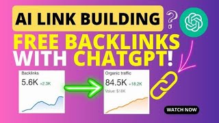 ChatGPT FREE Backlinks How I Create SEO Backlinks AI Link Building [upl. by Zicarelli220]