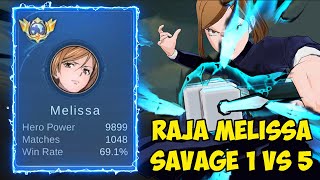 Meta Melissa Savage Terbaru dari Top 1 Global melissa mobile legends [upl. by Phipps]