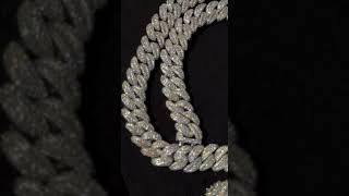 I SPENT 1400 ON THIS MOISSANITE CHAIN AND NECKLACE COMBO THIS IS WHAT IT LOOKS LIKE [upl. by Nyrmak]