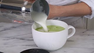 How to Make a Healthy Matcha Latte [upl. by Ahsiliw]